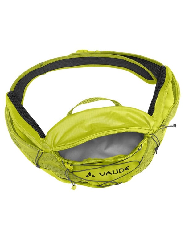 VAUDE Uphill Hip Pack 2 midjeväska Elastan, Tyg, Polyamid, Polyuretan, Silikon Svart, Grön