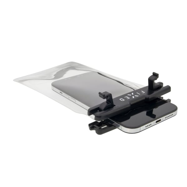 FIXED FIXFLT-BK mobiltelefon etui 17,3 cm (6.8") Lommeetui Transparent, Sort