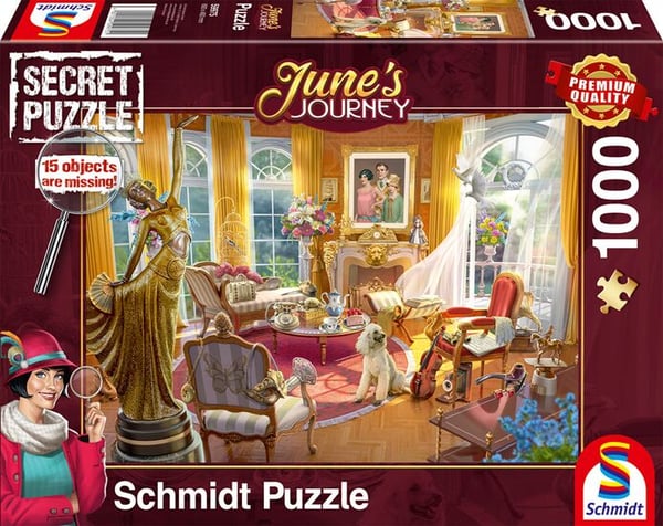 Miniatyrbillede 1 af 2: Schmidt Spiele 59975 puslespil 1000 stk Ferie