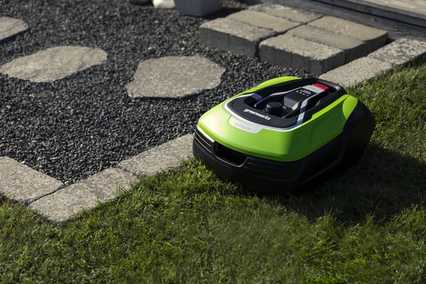 Greenworks 2505507 gräsklippare Robotgräsklippare Batteri Svart, Grön