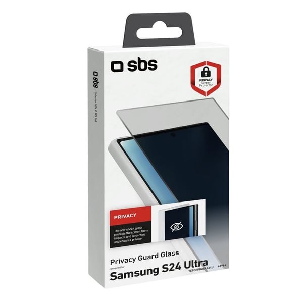 SBS TESCRPRVSAS24U Matkapuhelimen näyttö- ja taustasuoja Näytön yksityisyydensuoja Samsung 1 kpl