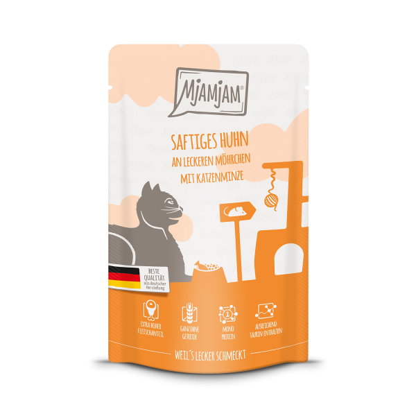 Miniatyrbild 1 av 2: MjAMjAM 4260512870706 våtfoder till katt 125 g