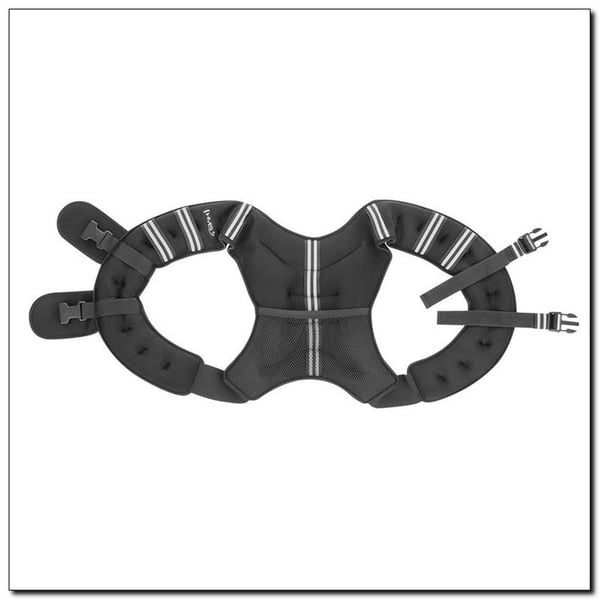 HMS Fitness KTO05 vægtvest 5 kg Neopren, Sand Sort