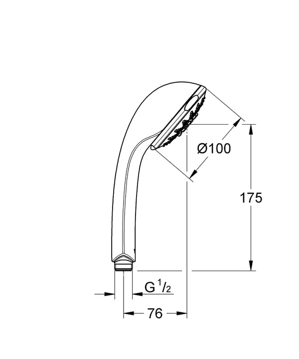 GROHE Relexa 100 Five Krom