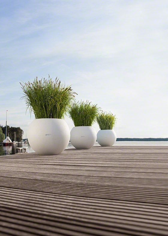 LECHUZA LECHUZA-PURO Color 50 All-in-One Set Inomhus / utomhus Planteringskruka Fristående Polypropylen (PP) Vit