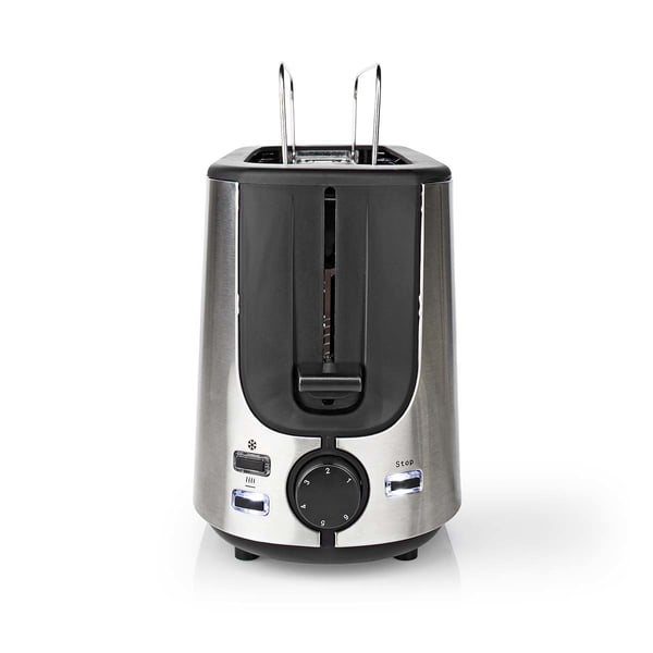 Nedis KABT310EAL brödrostar 6 1 skivor 1000 W Aluminium, Svart