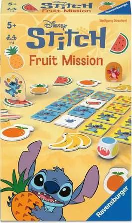 Pikkukuva 1 / 3: Ravensburger 24981 lautapeli Disney Stitch Bring Along Game EN/FR 15 min Korttipeli Memory