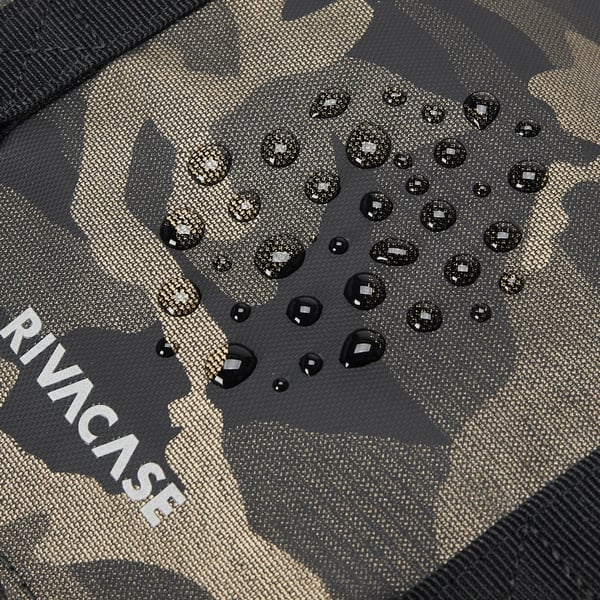 Rivacase Sherwood rygsæk Rulletoprygsæk Brun, Camouflage Neopren, Polyester, Polyurethan (PU), Genanvendt polyethylenterephthalat (rPET)