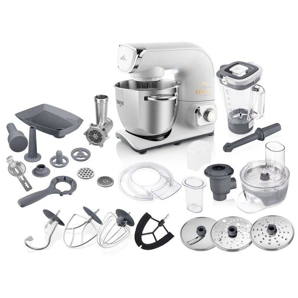 Eta Gratus Max Evo foodprocessor 1500 W 5,5 L Grå, Rustfrit stål