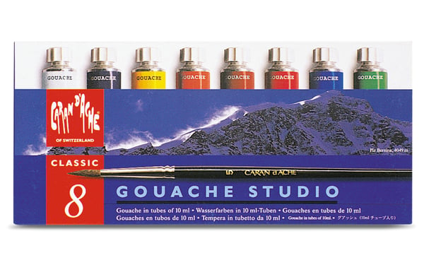 Caran d-Ache 2001.408 akvarellfärger Multi 10 ml Rör 8 styck