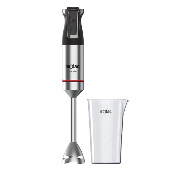 Miniatyrbillede 1 af 2: Solac Pro 1501 Nedsænkning blender 1500 W Sort, Rustfrit stål