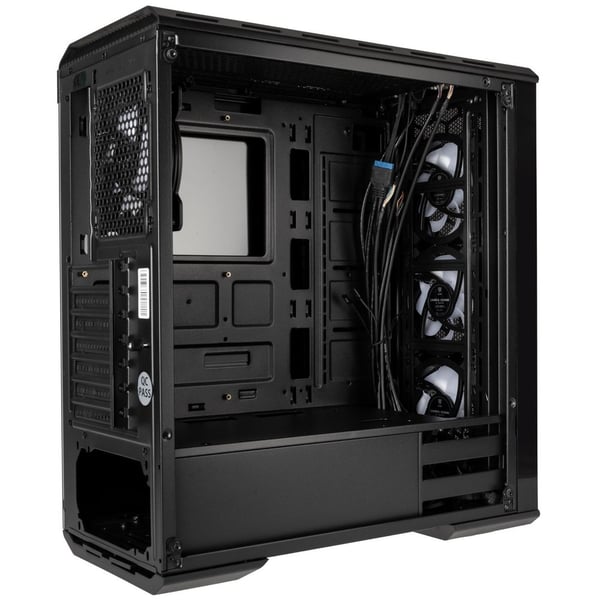 Miniatyrbild 9 av 9: Kolink Levante V2 ARGB Midi Tower Transparent, Svart