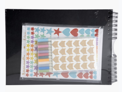 Exacompta 16801E fotoalbum Svart 140 ark 10x15 Spiralbindning