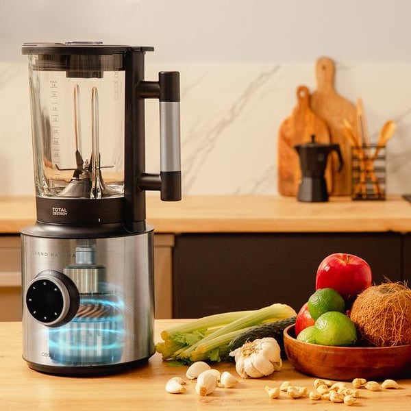 Cecotec 03984 blender Bordplade blender 1800 W Sort, Rustfrit stål, Transparent