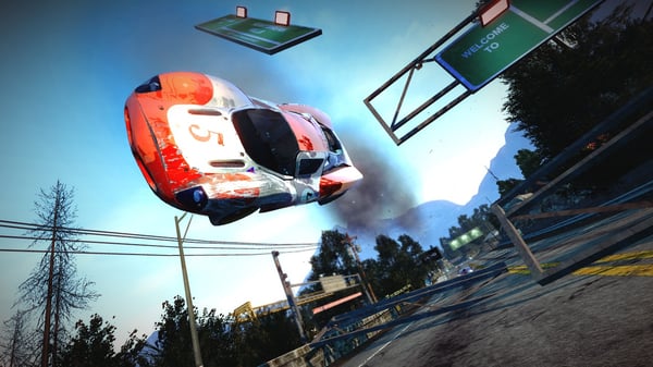 Miniatyrbillede 3 af 10: Electronic Arts Burnout Paradise, Classics, Xbox 360 Standard Fransk