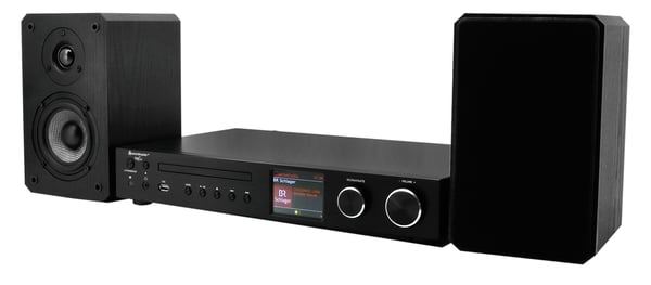 Soundmaster LS5050SW højttaler 2-vejs Sort Ledningsført 100 W