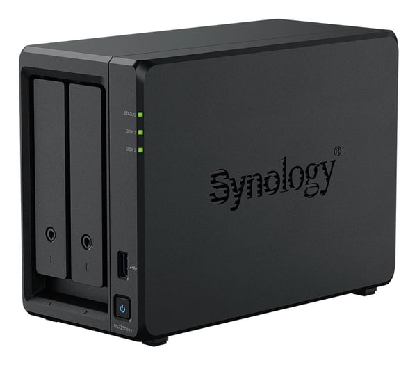 Synology DiskStation DS725NEO+ NAS & lagringsserver Kompakt Ryzen Embedded R1600 4 GB DDR4 0 TB DSM Sort