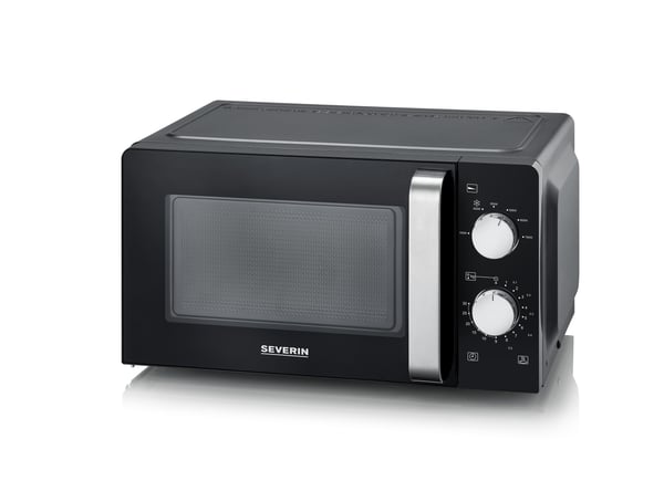 Miniatyrbild 1 av 2: Severin Mikrowelle MW7886 Svart Enbart mikrovågsugn Bänkdiskmaskin 17 l 700 W