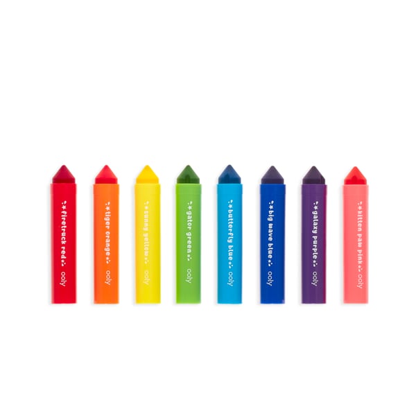 Miniatyrbillede 3 af 7: OOLY Mighty Mega speedmarker 8 stk Blå, Grøn, Lyse Blå, Orange, Lilla, Rød, Rose, Gul