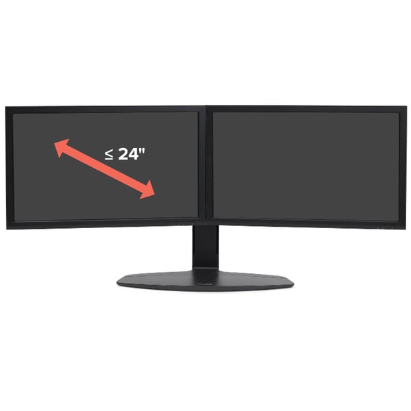 Ergotron Neo Flex Dual Monitor Lift Stand 62,2 cm (24.5") Bord Svart