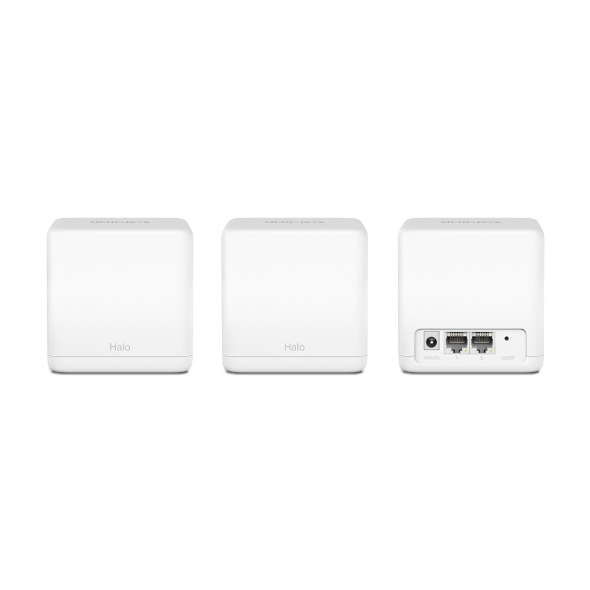 Miniatyrbillede 2 af 4: Mercusys Halo H30G(3-pack) Dual-band (2,4 GHz / 5 GHz) Wi-Fi 5 (802.11ac) Hvid 2 Intern