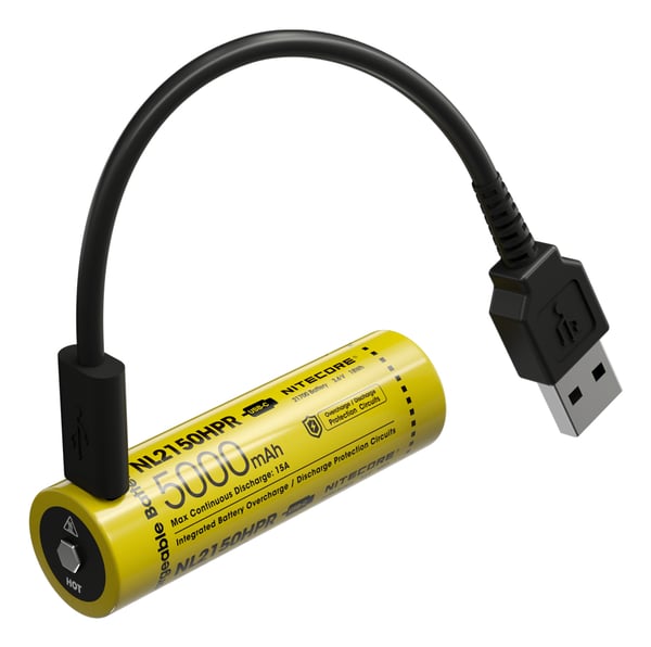 Nitecore NL2150HPR laddningsbara batterier Litium-Ion (Li-Ion) 5000 mAh 3,6 V