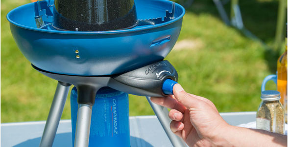 Pikkukuva 5 / 9: Campingaz Party Grill 200 Grilli Kattila Maakaasu Sininen 2000 W
