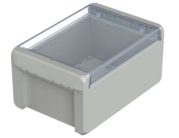 Miniatyrbillede 1 af 3: Bopla B 181309 PC-V0-G 7035 elektrisk skab IP66, IP68