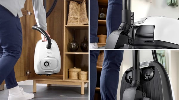 Pikkukuva 2 / 14: Bosch BGB41WH1 imuri 4 L Sylinteripölynimuri Kuiva 600 W Pölypussi