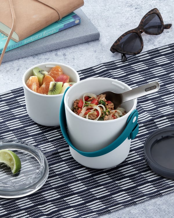 black+blum BAO-BP005 enhed til madopbevaring Rund Flaske 0,9 L Rustfrit stål, Turkis 1 stk