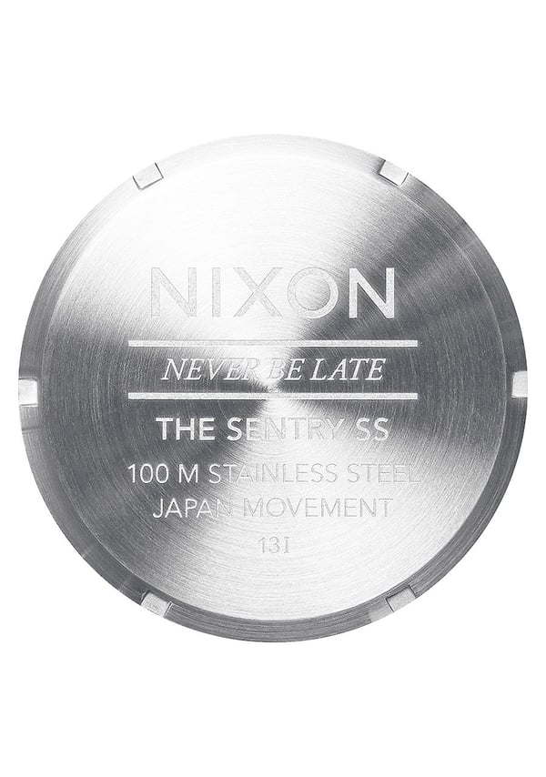 Miniatyrbillede 3 af 4: Nixon Sentry SS Armbåndsur Hanstik Kvarts Sølv