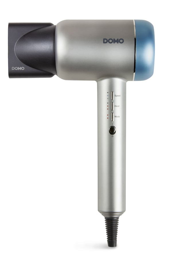 Domo DO2135HD hårfön 1800 W Svart, Silver