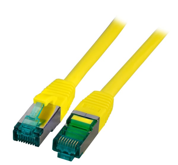 Miniatyrbillede 2 af 2: EFB Elektronik MK6001.2Y netværkskabel Gul 2 m Cat6a S/FTP (S-STP)