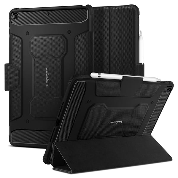 Spigen ACS01216 taulutietokoneen suojakotelo 25,9 cm (10.2") Avattava kotelo Musta