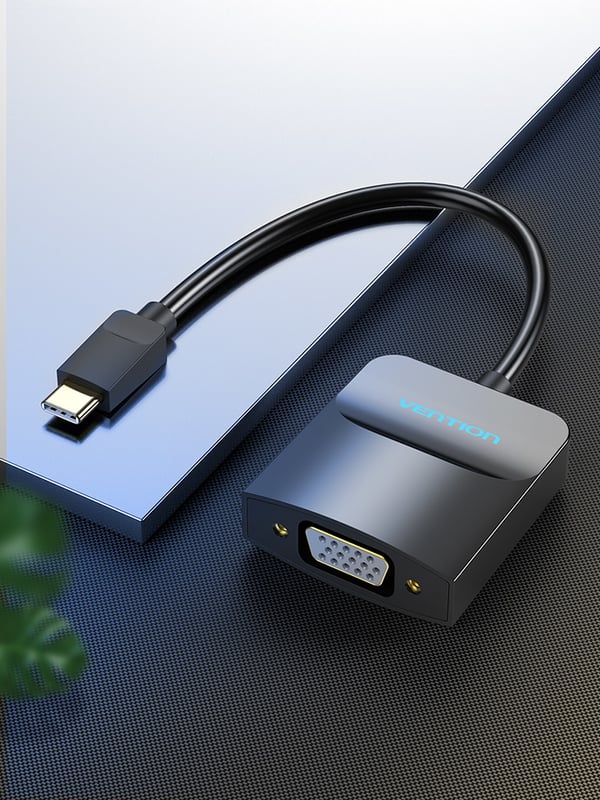 Miniatyrbillede 2 af 2: Vention TDDBB USB grafisk adapter 1920 x 1080 pixel Sort