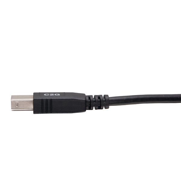 C2G 28103 USB-kabel USB 2.0 2,99 m USB A USB B 0,48 Gbit/sek. Sort