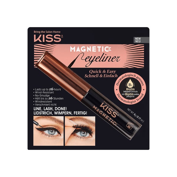 KiSS Magnetic Eyleliner eyeliner 4 g Væske 01 Strip Lash