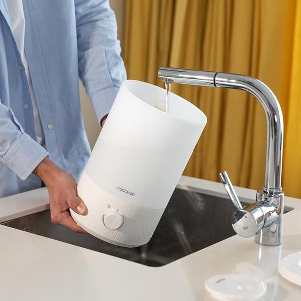 Cecotec Breezecare 2500 Light luftfuktare 2,5 l Vit, Cyan 30 W