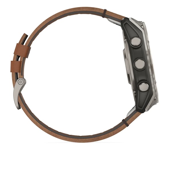 Miniatyrbillede 5 af 12: Garmin Fenix 8 3,56 cm (1.4") AMOLED 51 mm Digital 454 x 454 pixel Berøringsskærm Titanium Wi-Fi GPS (satellit)