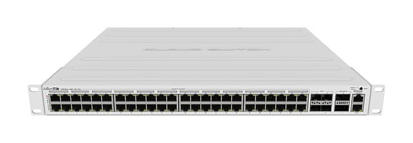 Mikrotik CRS354-48P-4S+2Q+RM netværksswitch Administreret L3 Gigabit Ethernet (10/100/1000) Strøm over Ethernet (PoE) 1U