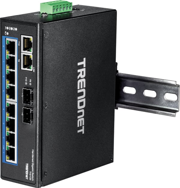 Miniatyrbild 4 av 7: Trendnet TI-G102 nätverksswitchar Gigabit Ethernet (10/100/1000) Svart
