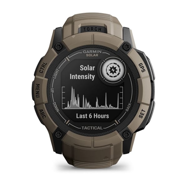 Garmin Instinct 2X Solar Tactical Edition 2,79 cm (1.1") MIP 50 mm Digital 176 x 176 pixel Berøringsskærm Grøn GPS (satellit)