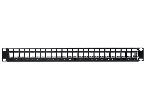 Miniatyrbillede 4 af 4: DeLOCK 43277 patch panel 1U