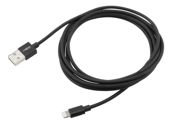 Ansmann 1700-0079 Lightning kabel 2 m Sort