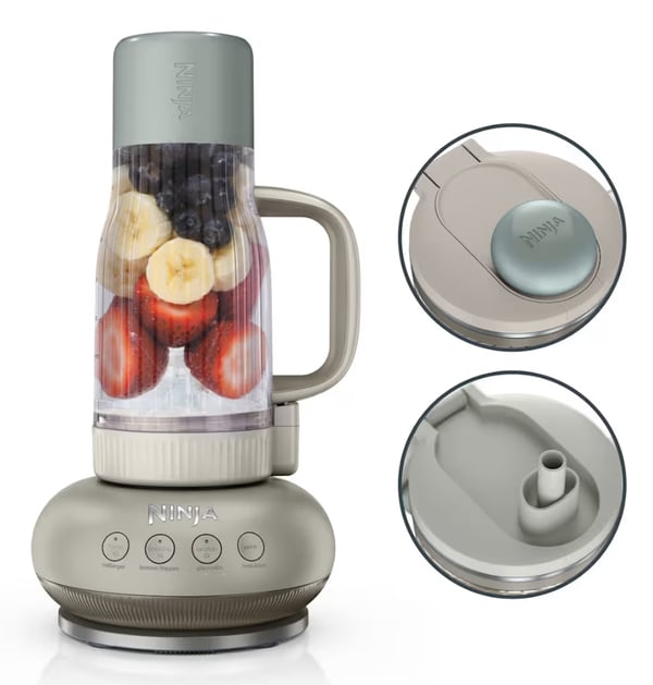 Miniatyrbild 1 av 2: Ninja DB351EUST mixer 0,71 l Bänkmixer 1100 W Stenfärg