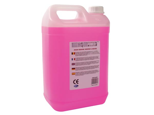HQ Power High-density smoke liquid 5L Lyserød, Hvid