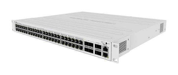 Mikrotik CRS354-48P-4S+2Q+RM netværksswitch Administreret L3 Gigabit Ethernet (10/100/1000) Strøm over Ethernet (PoE) 1U
