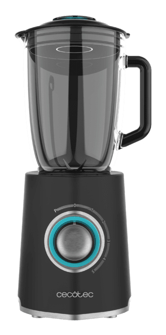 Miniatyrbillede 1 af 9: Cecotec Power black Titanium 2000Max Mix Go 1,5 L Bordplade blender 2000 W Sort