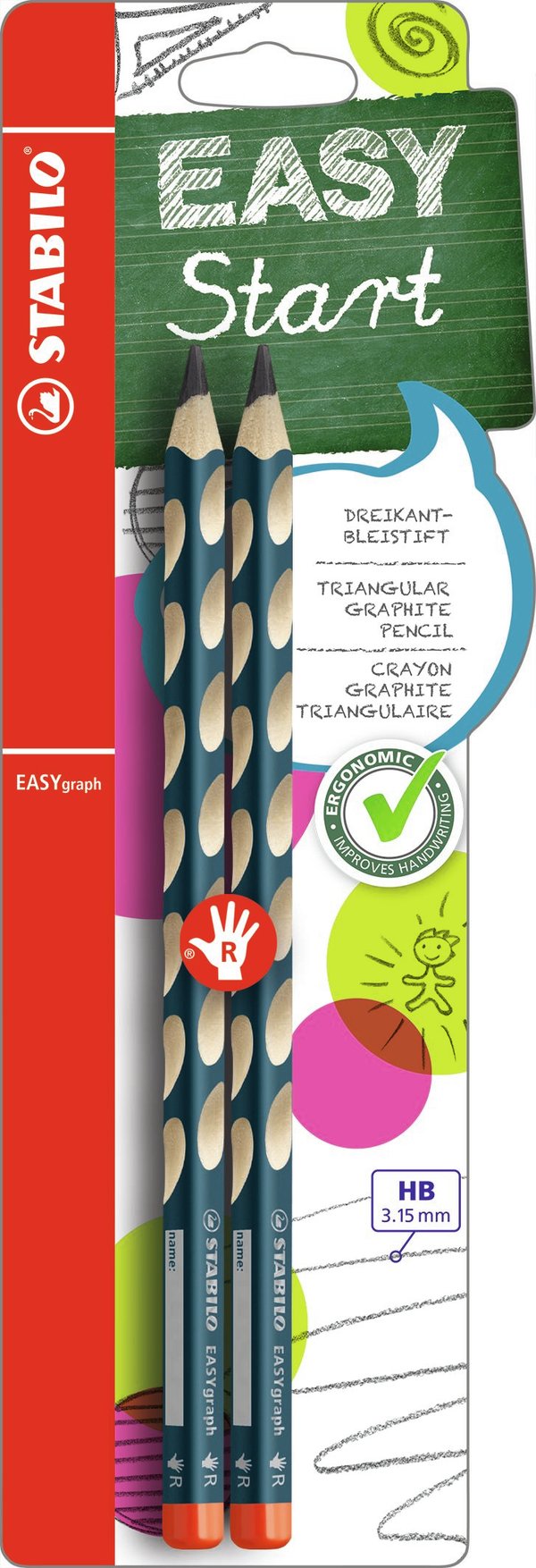 STABILO EASYgraph kolpennor 1 styck
