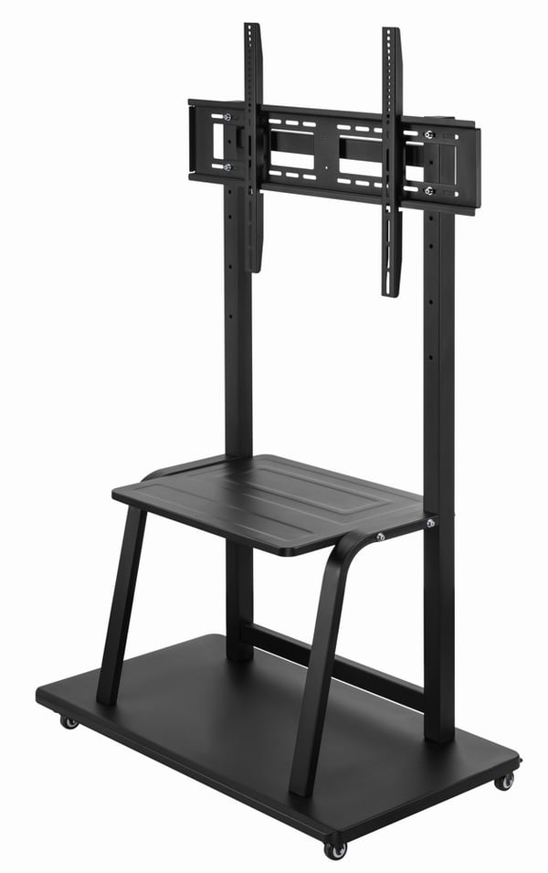 Miniatyrbillede 1 af 5: Gembird TVS-100F-01 skærmbeslag til skiltning 2,54 m (100") Sort